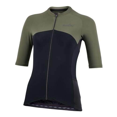 NALINI 03114701100C000.10 New Sun Block Lady J Damen Sweatshirt SCHWARZ/330 MILITÄRGRÜN L von Nalini