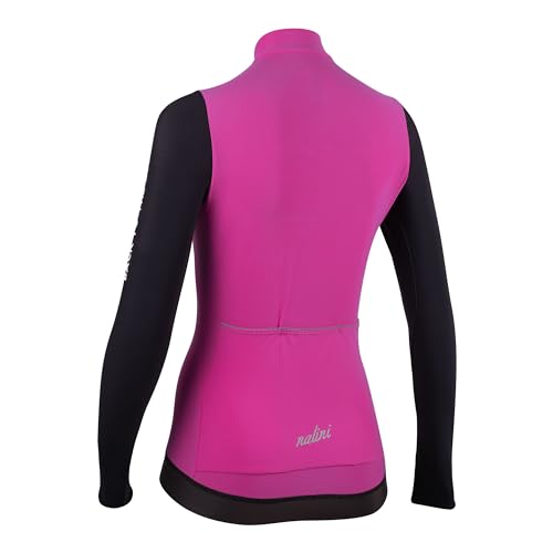 NALINI 03222501100C000.10 New LS Lady FIT J Damen Sweatshirt Cyclamen ROSA/SCHWARZ L von Nalini