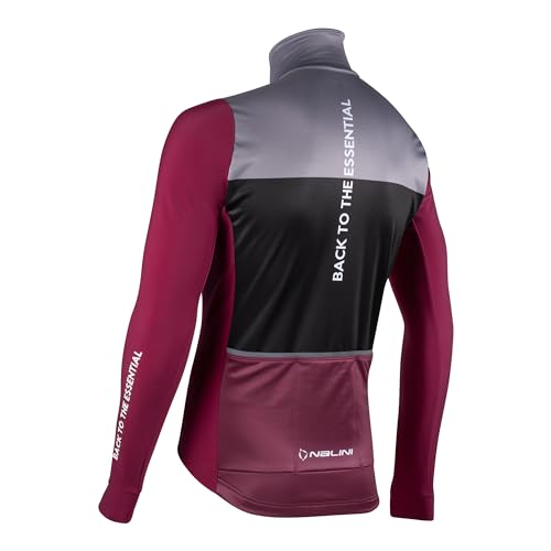 NALINI 03226501100C000.10 ASFALTO JKT Herren Jacket ROT/GRAU/SCHWARZ M von Nalini