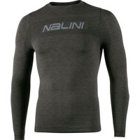 NALINI Langarm-Melange Radunterhemd, für Herren, Größe 2XL|NALINI Melange Long NALINI Langarm-Melange Radunterhemd, für Herren, Größe 2XL|NALINI Melange Long von Nalini