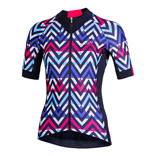 NALINI Women's AIS RAFFINATA 2.0 T-Shirt, SCHWARZ/Fuchsie, X-Large von Nalini