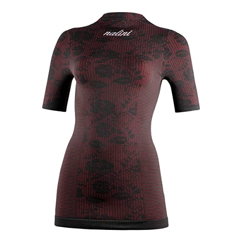 NALINI Damen Seamless Lady Sweatshirt, Schwarz Rot, M EU NALINI Damen Seamless Lady Sweatshirt, Schwarz Rot, M EU von Nalini