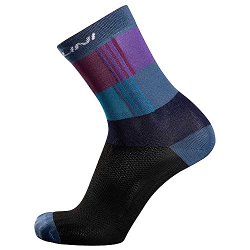 NALINI 03078701100C000.27 NEW LOGO Socks Unisex SCHWARZ/HELLBLAU XL von Nalini