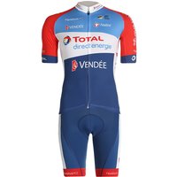 Set TEAM TOTAL DIRECT ENERGIE 2021 (Radtrikot + Radhose), für Herren, von Nalini