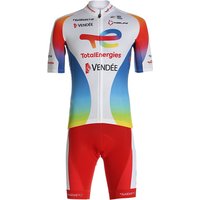 Set Team TotalEnergies TDF 2021 (Radtrikot + Radhose), für Herren, von Nalini