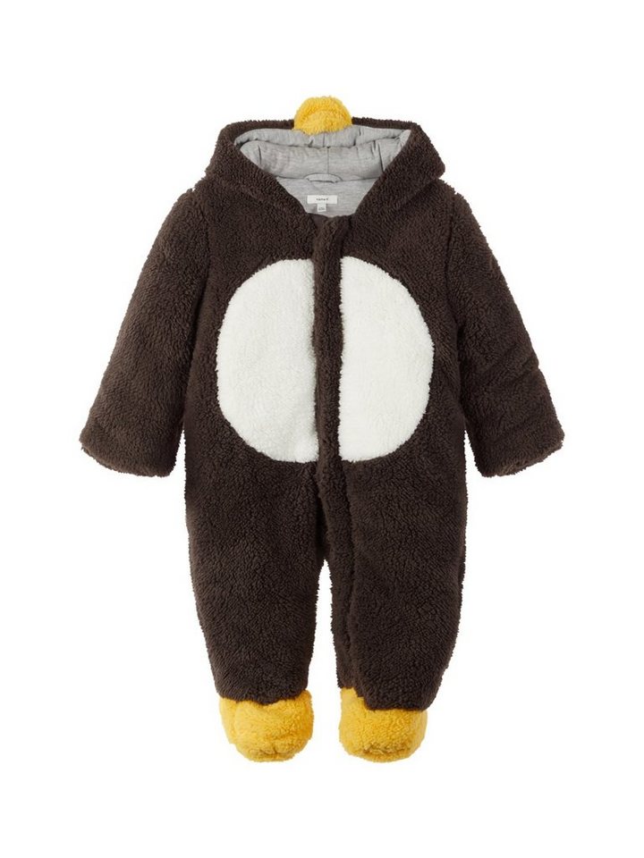 Name It Schneeoverall Name It Unisex Baby Teddy-Schneeanzug "Pinguin" Name It Schneeoverall Name It Unisex Baby Teddy-Schneeanzug "Pinguin" von Name It