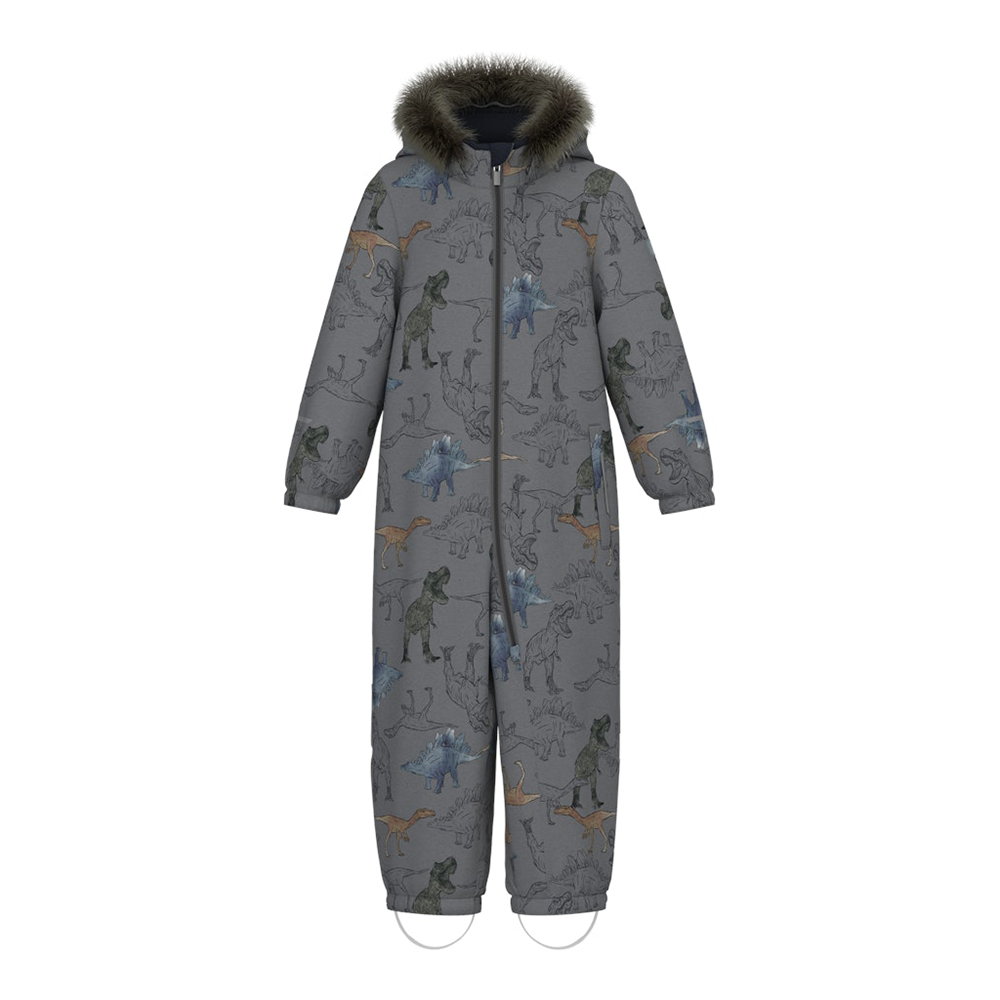 Name It Snow10 Aop Mini Race Suit Grau 6 Years Junge von Name It