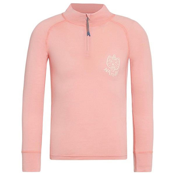 Namuk - Kid's Honu Merino Half-Zip Longsleeve - Merinounterwäsche Gr 140/146 rosa von Namuk