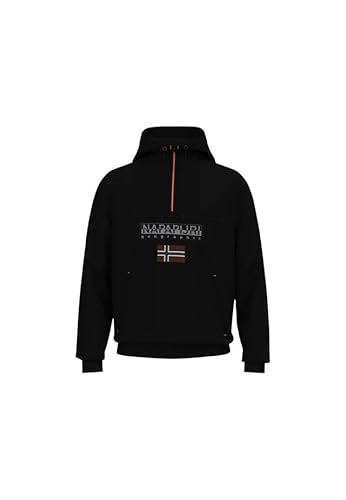 NAPAPIJRI Sweatshirt mit Kapuze Burgee Hzh 2.0 NP0A4I5E Schwarz von Napapijri