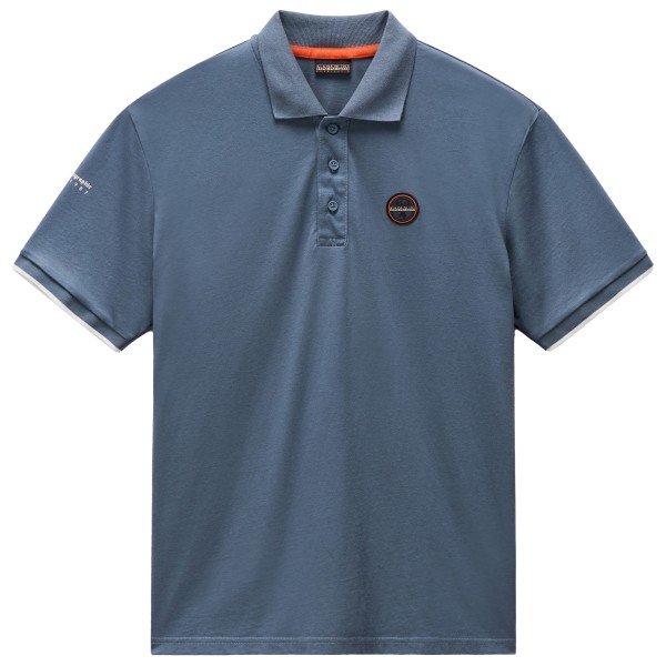Napapijri - E-Badge Sum - Polo-Shirt Gr S blau Napapijri - E-Badge Sum - Polo-Shirt Gr S blau von Napapijri