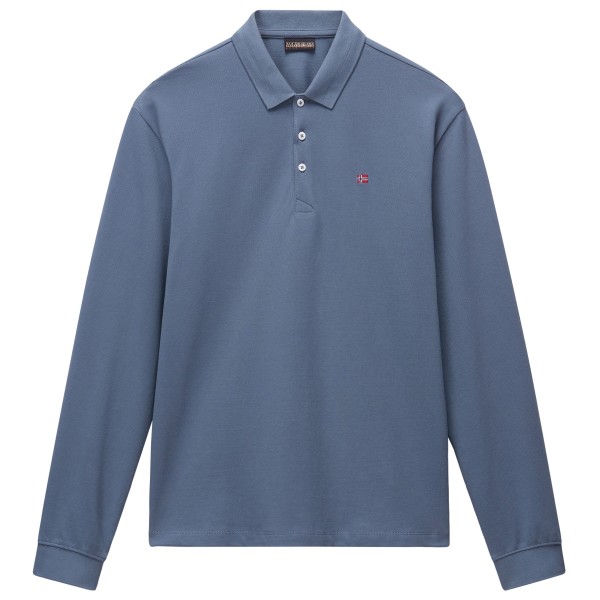 Napapijri - Ealis L/S 1 - Polo-Shirt Gr L blau von Napapijri