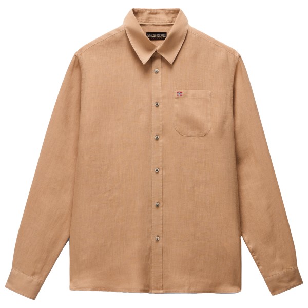 Napapijri - G-Linen L/S - Hemd Gr L beige Napapijri - G-Linen L/S - Hemd Gr L beige von Napapijri