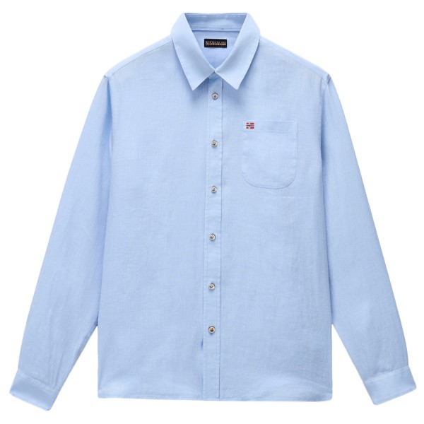 Napapijri - G-Linen L/S - Hemd Gr M blau Napapijri - G-Linen L/S - Hemd Gr M blau von Napapijri