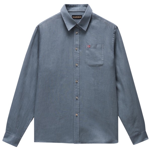 Napapijri - G-Linen L/S - Hemd Gr S grau Napapijri - G-Linen L/S - Hemd Gr S grau von Napapijri