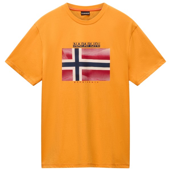 Napapijri - S-Lari S/S - T-Shirt Gr L orange Napapijri - S-Lari S/S - T-Shirt Gr L orange von Napapijri