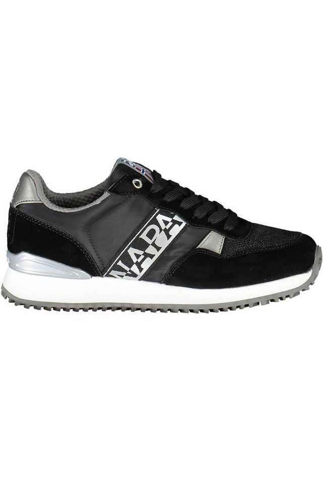 Napapijri Sneaker Damen Sportschuhe Schwarz: Kontrastdetails & Napapijri Sneaker Damen Sportschuhe Schwarz: Kontrastdetails & von Napapijri
