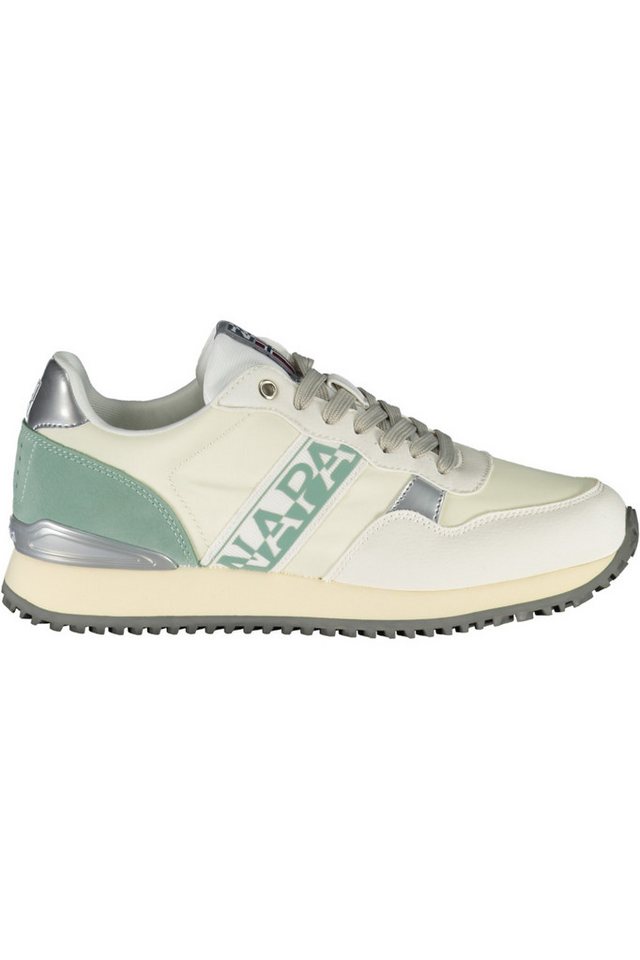 Napapijri Sneaker Damen Sportschuhe Weiß mit Kontrasten und Napapijri Sneaker Damen Sportschuhe Weiß mit Kontrasten und von Napapijri