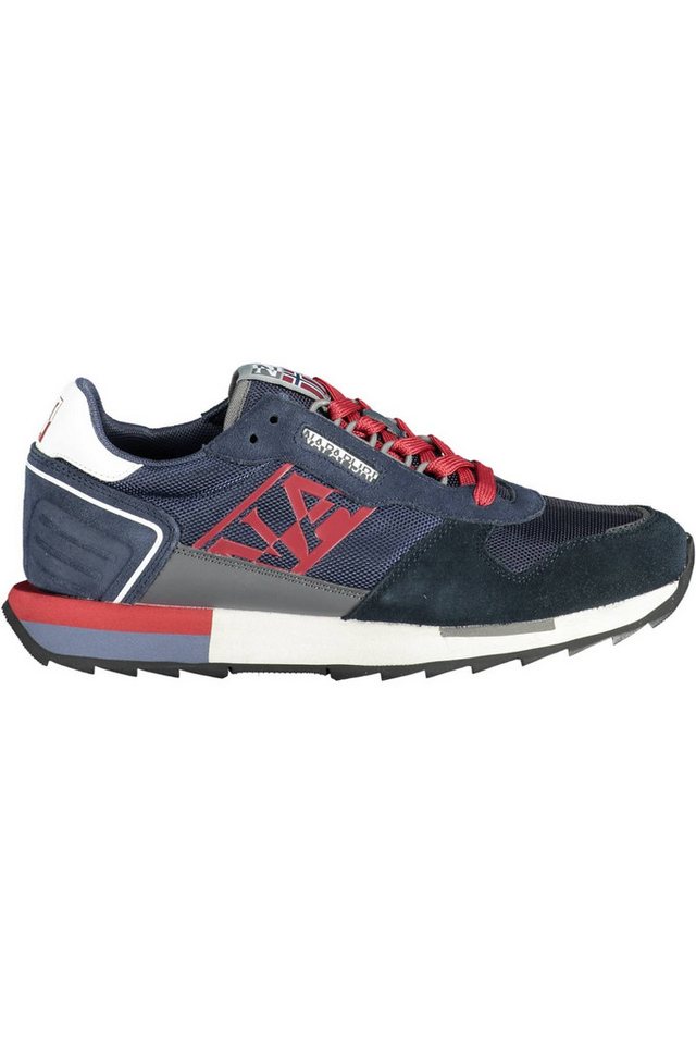 Napapijri Sneaker Herren Sportschuh Blau mit Kontrastdetails und Napapijri Sneaker Herren Sportschuh Blau mit Kontrastdetails und von Napapijri