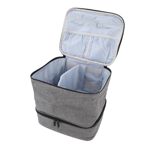 Nagellack-Organizer-Tasche, Nagellack-Organizer-Tasche mit Großer Kapazität für Maniküre-Werkzeuge (Grey) von Naroote