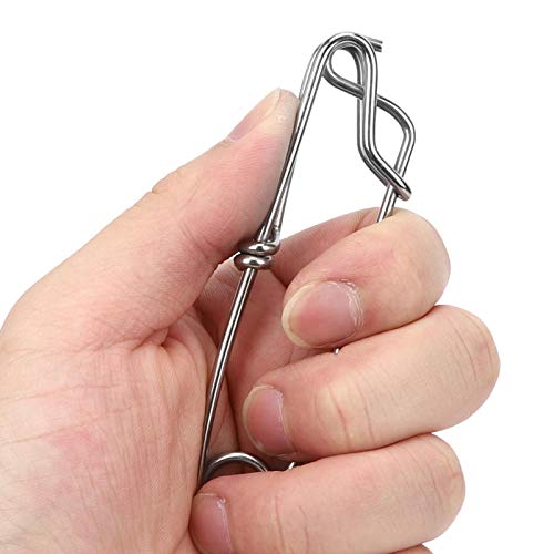 Naroote 10 Stück Edelstahl Schwimmleine Thunfisch Clip, Angeln Snap Clip, Krabben Sharking Thunfisch Angeln für Schwimmer Float Naroote 10 Stück Edelstahl Schwimmleine Thunfisch Clip, Angeln Snap Clip, Krabben Sharking Thunfisch Angeln für Schwimmer Float von Naroote