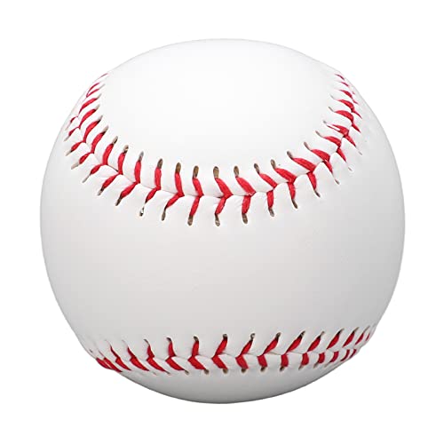 Naroote Soft-Baseball, Übungs-Baseball, Standard 9 Zoll, Handgefertigt, Gummi-Innenseite, Weicher Baseball, Weicher Baseball, Gummischaumkern für Holzschläger und Schläger aus von Naroote