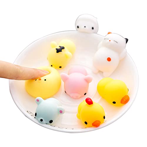 Naroote Tierisches Quetschspielzeug, Quetsch-Stress-Spielzeug, Squishy-Spielzeug, Squeeze-Stressabbau-Spielzeug, Tier-Squishy-Spielzeug, Weiches PVC, Dekompressionsspielzeug, von Naroote