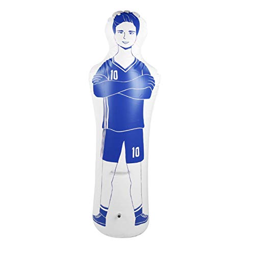 Box Dummy Körper, 160cm Fußball Dummy Training Dummy, Tumbler Dummy Fußball Training Boxsack PVC Boxen Fußball Trainingshilfe für Fußball Training (Blue) von Naroote