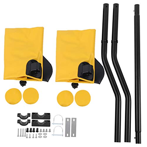 Wosune Kajak Outrigger Kit, Kanu Boot Zubehör Kajak Outrigger Stabilisator Paddel Float Boot Zubehör Kajak Stabilisator aufblasbares Kanu für Outdoor aufblasbares Kajak (gelb) von Naroote