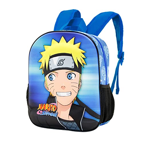 Naruto Watching-Kleiner 3D Rucksack, Blau von KARACTERMANIA