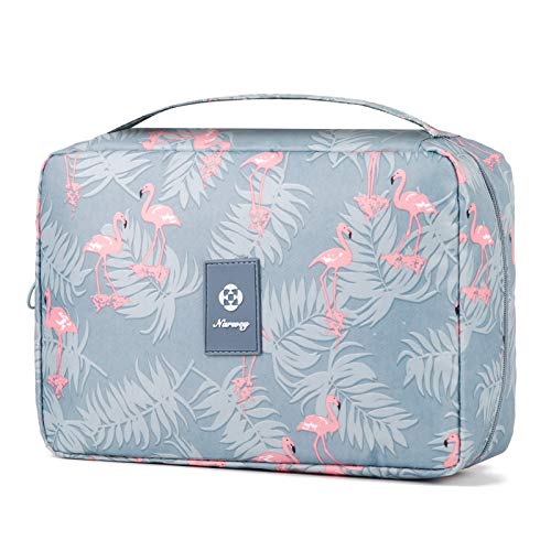 Kulturtasche Damen - Kulturtasche Zum Aufhängen, Kulturbeutel für Damen & Herren Kosmetiktasche - Waschtasche (Flamingo) Kulturtasche Damen - Kulturtasche Zum Aufhängen, Kulturbeutel für Damen & Herren Kosmetiktasche - Waschtasche (Flamingo) von Narwey