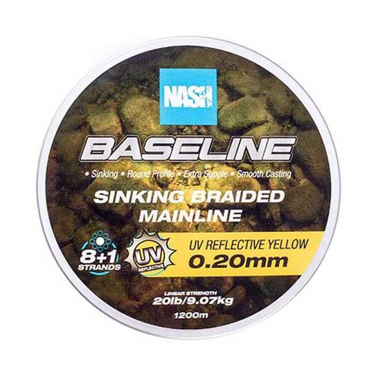 Nash Baseline Sinking 1200 M Braided Line Durchsichtig 0.240 mm Nash Baseline Sinking 1200 M Braided Line Durchsichtig 0.240 mm von Nash