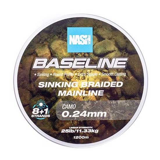 Nash Baseline Sinking 1200 M Braided Line Durchsichtig 0.200 mm Nash Baseline Sinking 1200 M Braided Line Durchsichtig 0.200 mm von Nash