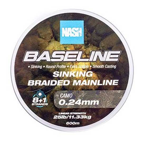 Nash Baseline Sinking 600 M Braided Line Durchsichtig 0.240 mm Nash Baseline Sinking 600 M Braided Line Durchsichtig 0.240 mm von Nash