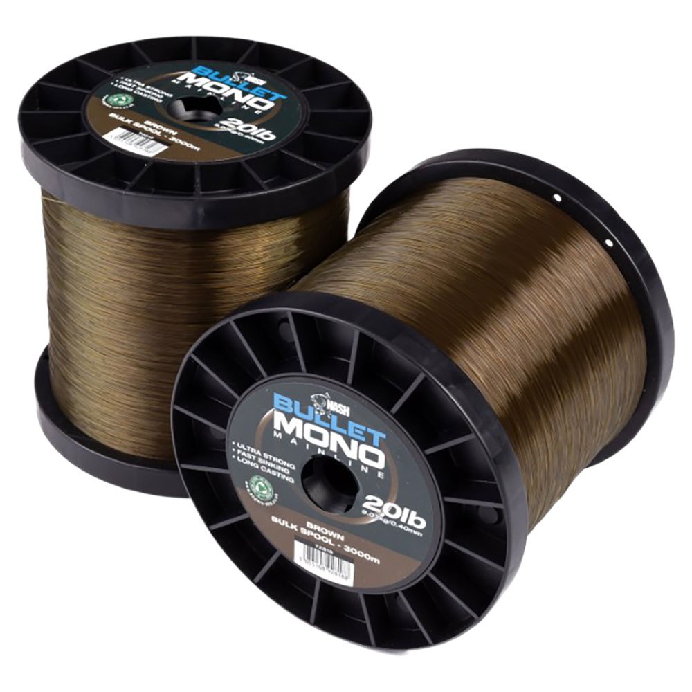 Nash Bullet Monofilament 1000 M Braun 0.330 mm von Nash