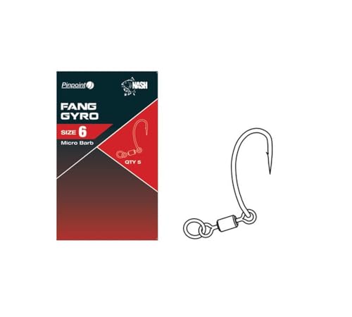 Nash Fang Gyro Micro Barbed Größe 8 T6192 Haken Angelhaken Karpfenhaken Hook Nash Fang Gyro Micro Barbed Größe 8 T6192 Haken Angelhaken Karpfenhaken Hook von Nash