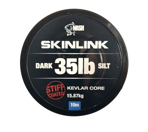 Nash Fil bas de Ligne TT Skinlink Stiff 35lb Silt von Nash