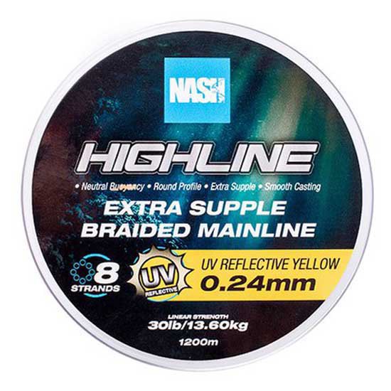 Nash Highline Floating 1200 M Braided Line Durchsichtig 0.350 mm Nash Highline Floating 1200 M Braided Line Durchsichtig 0.350 mm von Nash