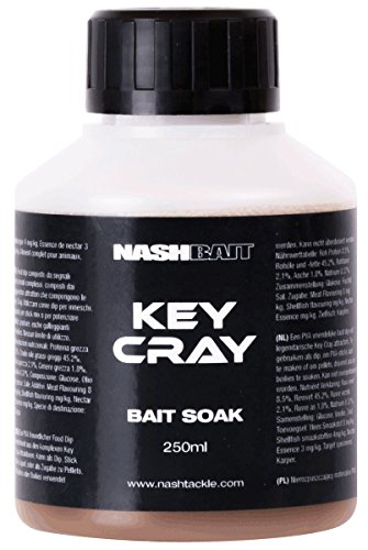 Nash Key Cray Liquid Bait Soak 250ml B9960 Aroma Liquid Dip Booster Food Dip von Nash