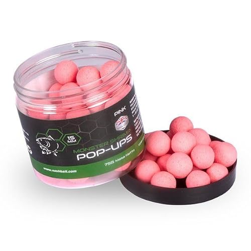 Nash Monster Shrimp Pop-Ups, 75 g, Rosa, 12 mm Nash Monster Shrimp Pop-Ups, 75 g, Rosa, 12 mm von Nash