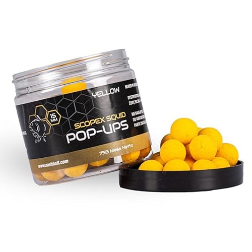 Nash Scopex Squid Pop-Ups: Gelb: 12 mm Nash Scopex Squid Pop-Ups: Gelb: 12 mm von Nash