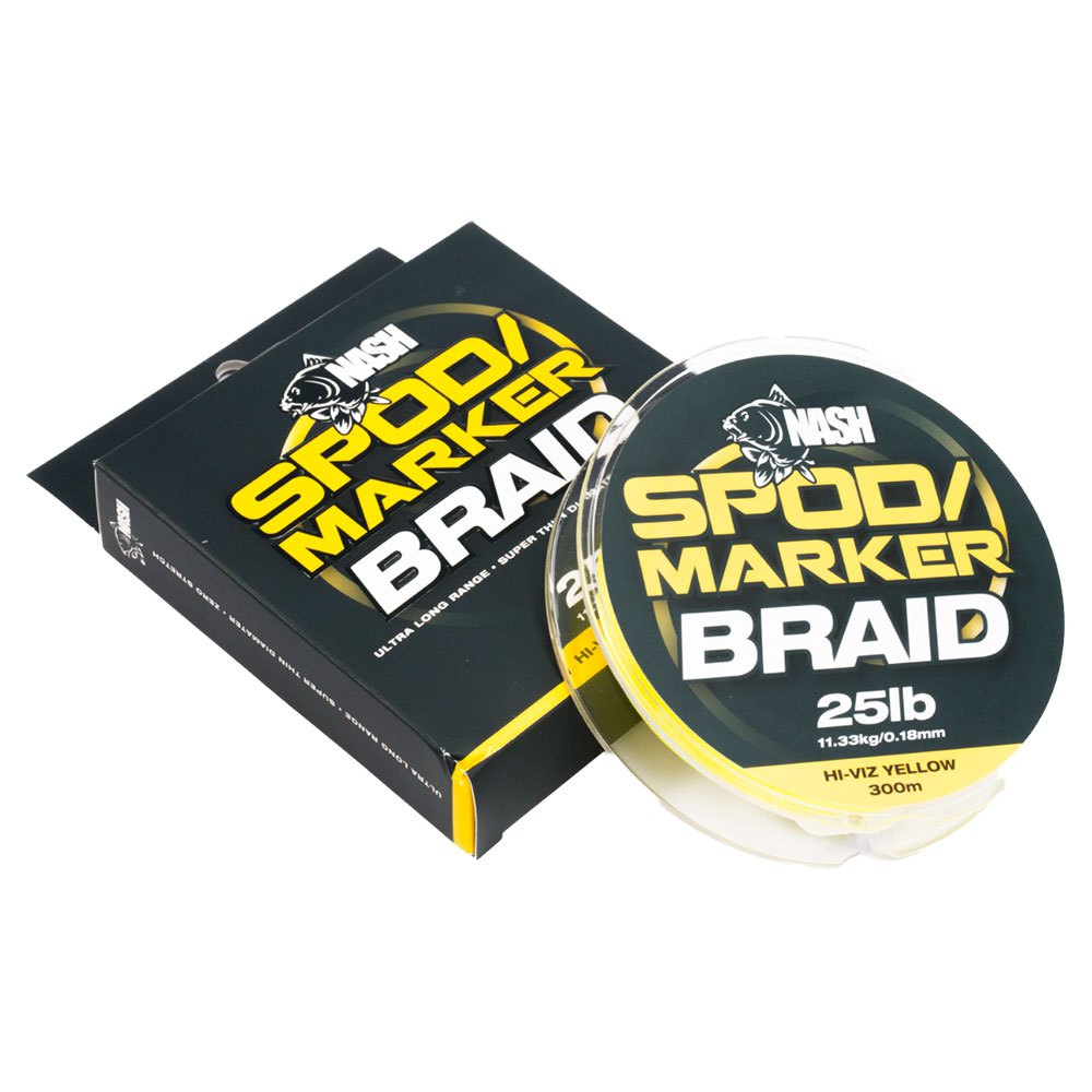 Nash Spod Marker Braided Line 300 M Gelb 0.180 mm Nash Spod Marker Braided Line 300 M Gelb 0.180 mm von Nash