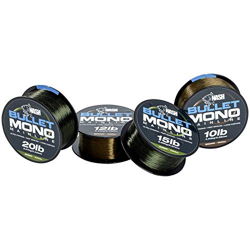 Nash TT Fil Nylon Bullet Mono 15lb Brun von Nash