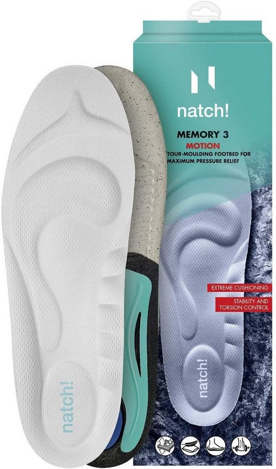 Natch! Fußbetteinlage MEMORY 3 - anatomisch geformtes, leichtes Fußbett mit Memory-Schaum Natch! Fußbetteinlage MEMORY 3 - anatomisch geformtes, leichtes Fußbett mit Memory-Schaum von Natch!