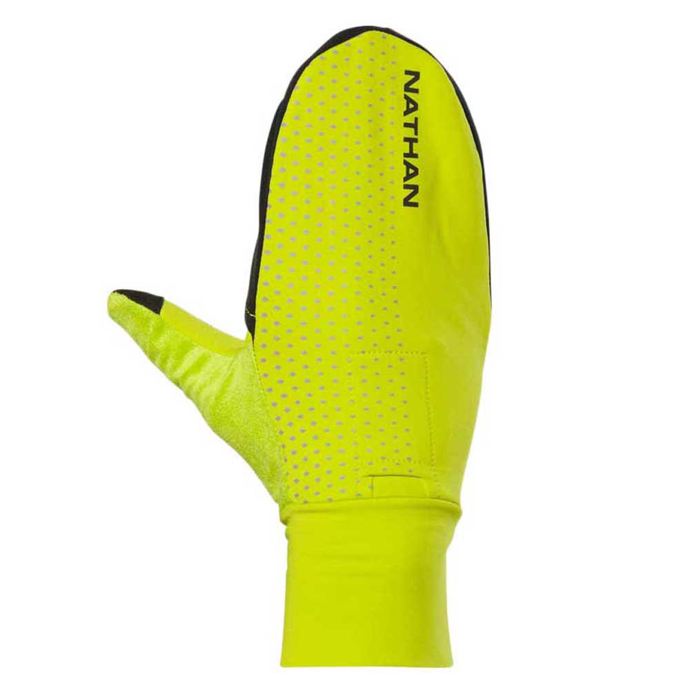 Nathan Hypernight Reflective Convertible Mitt Gloves Gelb L Mann Nathan Hypernight Reflective Convertible Mitt Gloves Gelb L Mann von Nathan