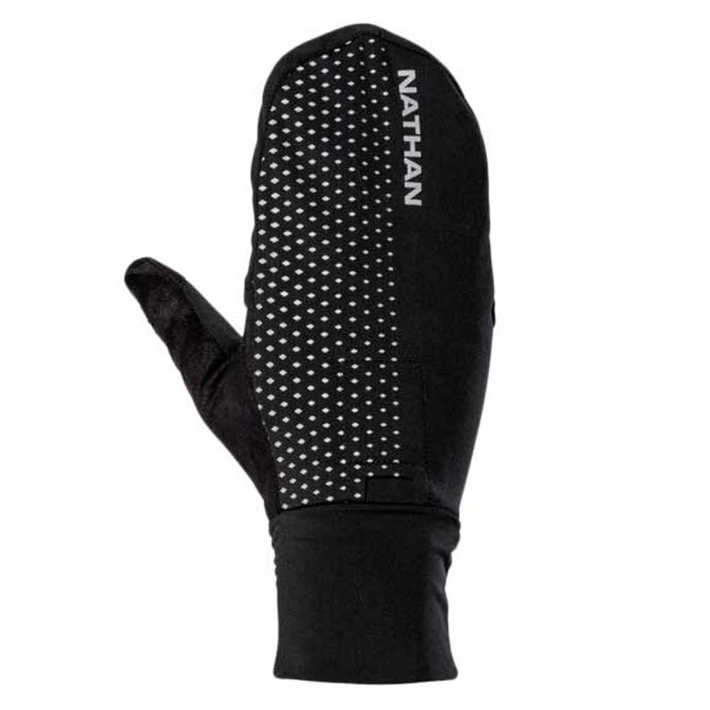 Nathan Hypernight Reflective Convertible Mitt Gloves Schwarz XL Mann von Nathan