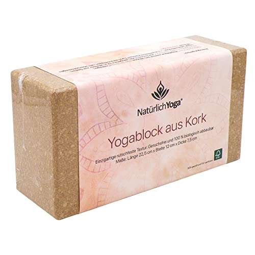 NatürlichYoga® - Yogablock Aus Echtem Kork von NatürlichYoga