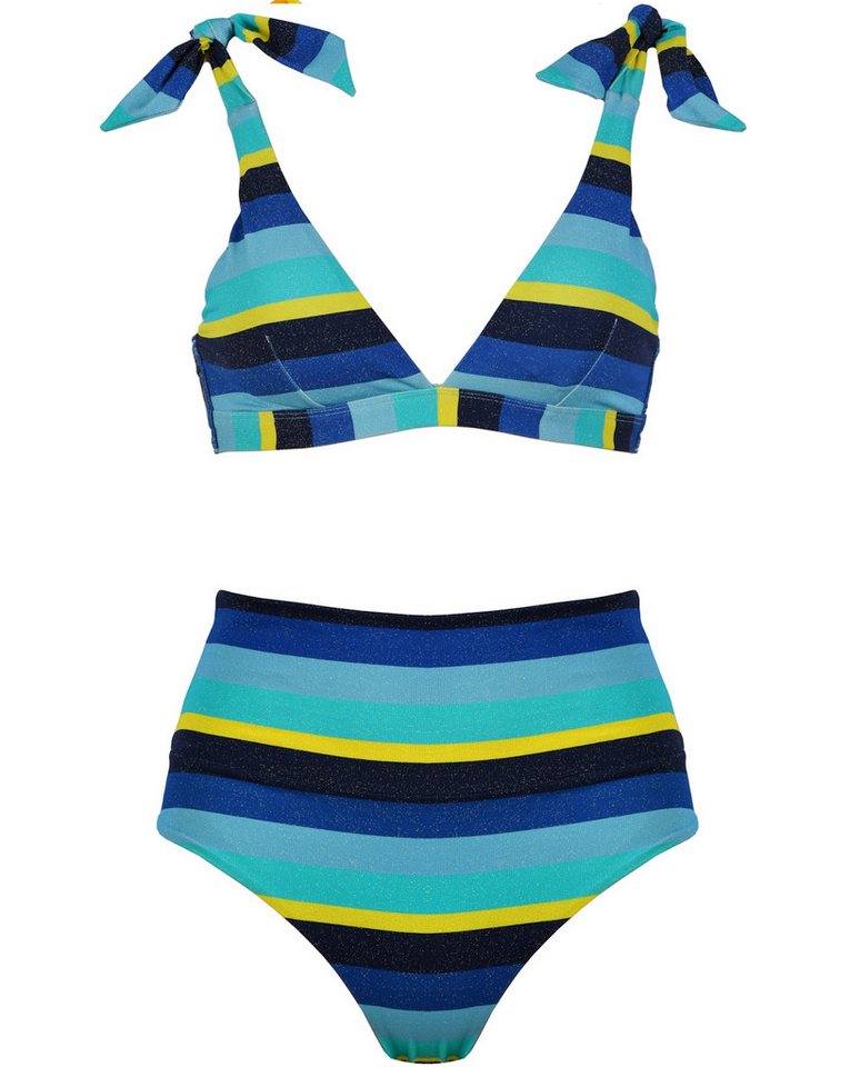 Naturana Triangel-Bikini Small Escapes - Sunset Triangel Bikini mit High-Waist-Slip Naturana Triangel-Bikini Small Escapes - Sunset Triangel Bikini mit High-Waist-Slip von Naturana