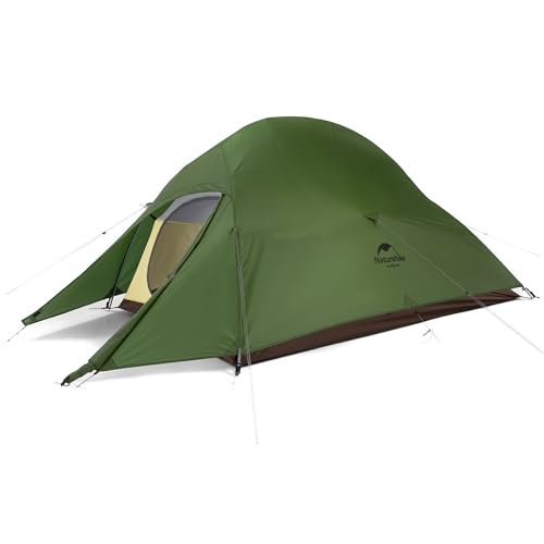 Naturehike Cloud up 2 Upgrade Ultraleichte Zelte Doppelten 2 Personen Zelt 3-4 Saison für Camping Wandern (20D Waldgrün Upgrade) von Naturehike