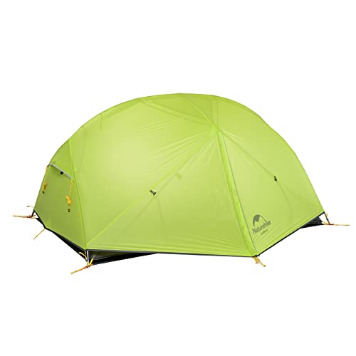 Naturehike Mongar Ultraleichte 2 Personen Zelt 20D Silikon Doppelten Camping Zelt (Hellgrün) von Naturehike