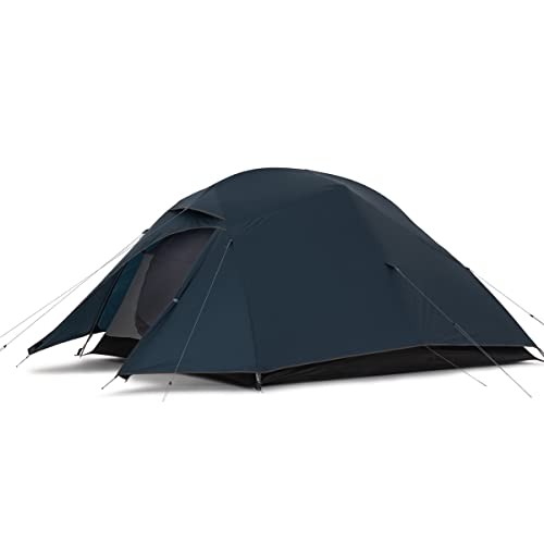 Naturehike Neu Cloud-up 3 Upgrade Ultraleichtes Zelte 3 Personen Zelt 3-4 Saison für Camping Wandern (20D Navy Blau) von Naturehike